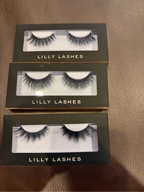 Lilly Lashes Black Faux Mink Lash Trio - Full Volume